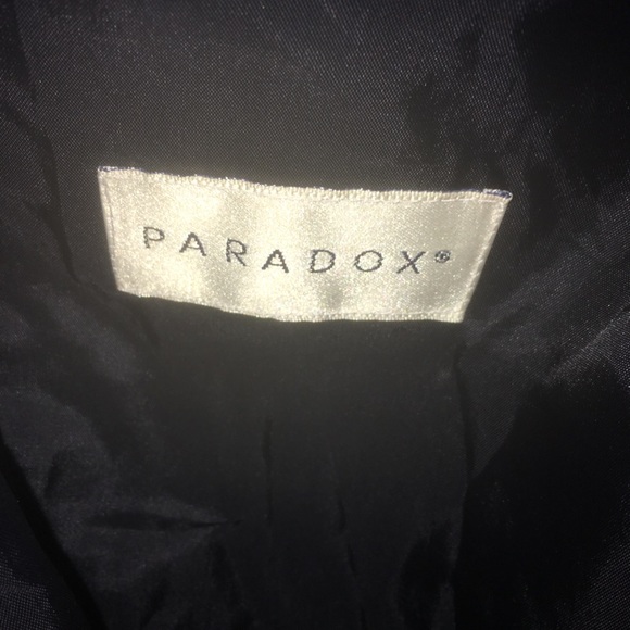 Paradox Metallic Blue Jacket Black Trim L - Picture 2 of 6